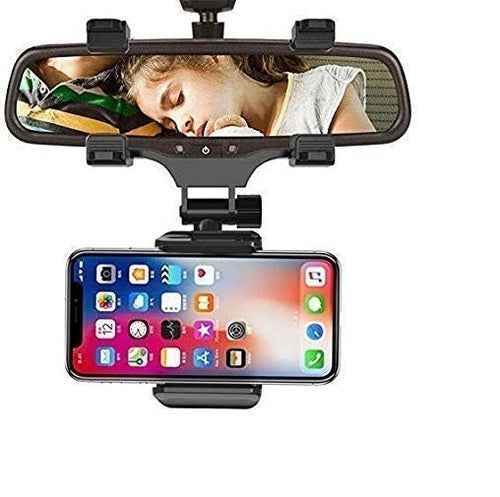 360 New Rearview Mirror Phone Holder Multifunctional Car Phone Mount Mobile Holder