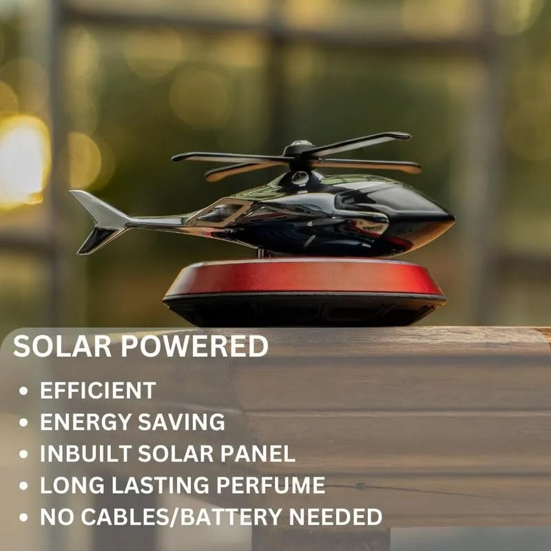 Solar Helicopter Car Air Freshener