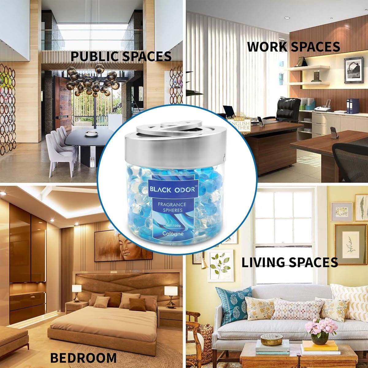 Super Fragrance Black Odor Car Air Freshener