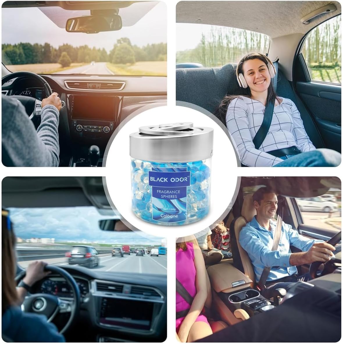 Super Fragrance Black Odor Car Air Freshener