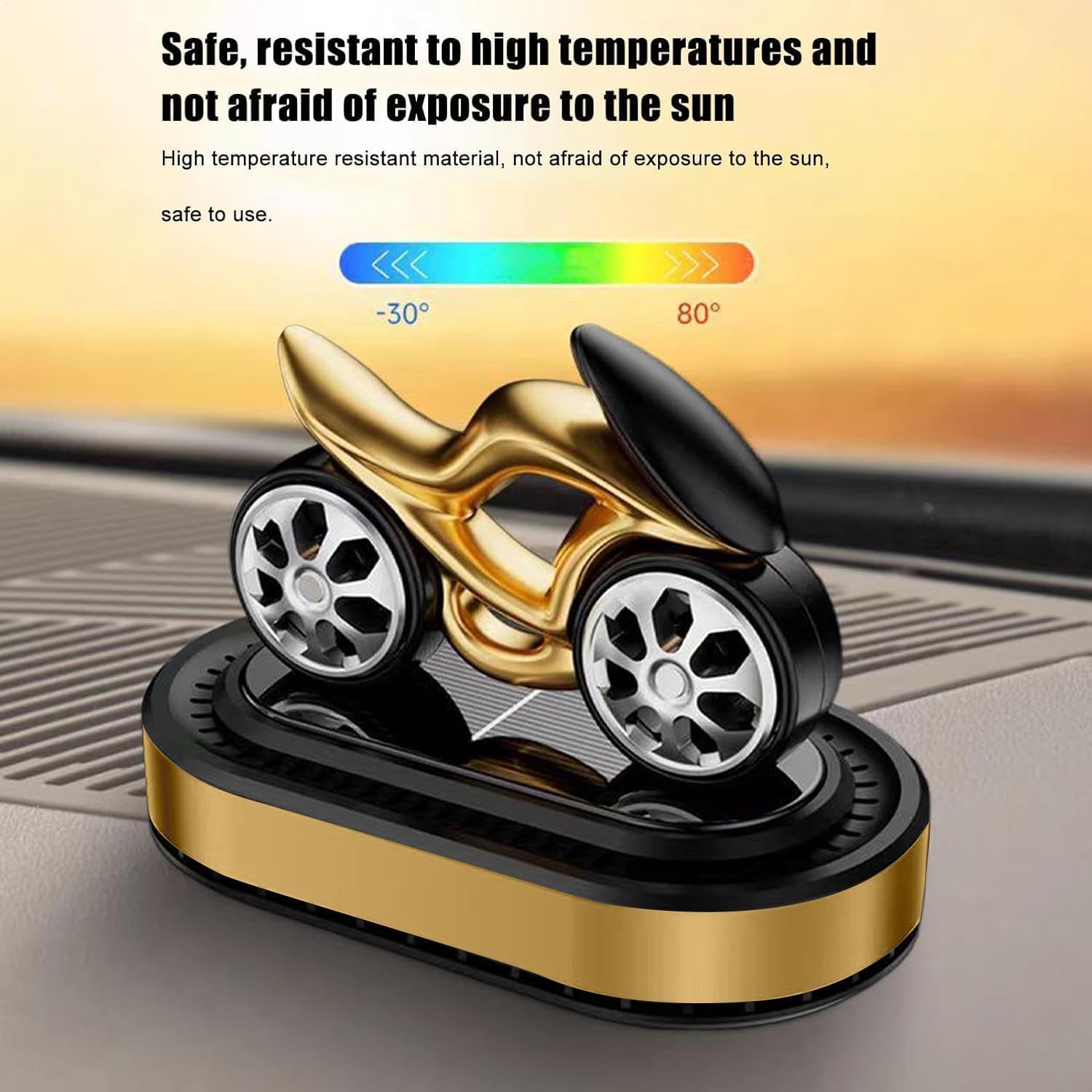 Solar Powered Refillable Car Air Freshener