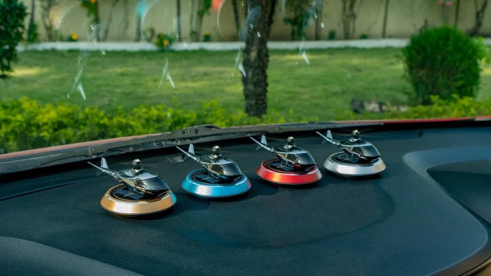Solar Helicopter Car Air Freshener