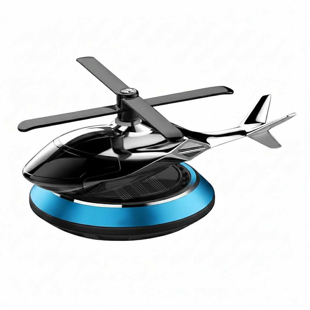 Solar Helicopter Car Air Freshener