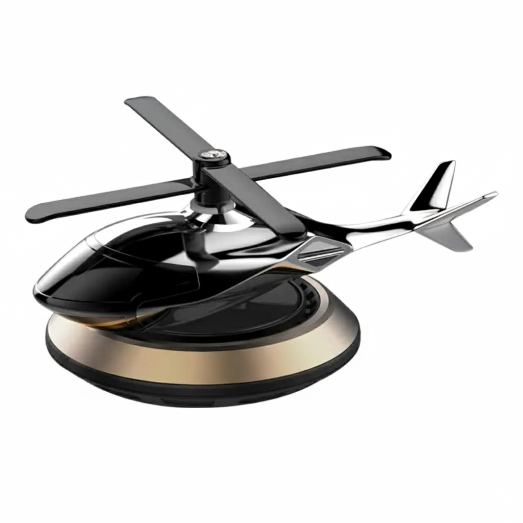 Solar Helicopter Car Air Freshener